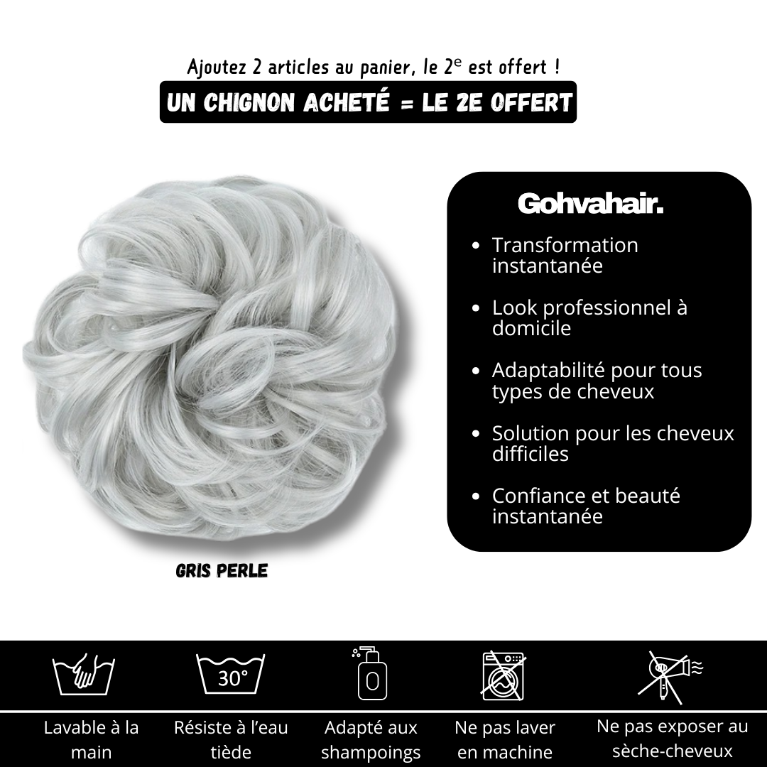 GOHVA™ Chignon Effet Décoiffé