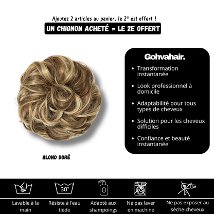 GOHVA™ Chignon Effet Décoiffé