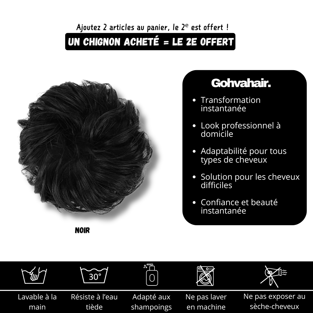 GOHVA™ Chignon Effet Décoiffé