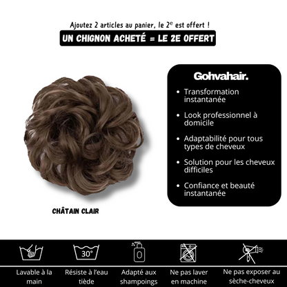 GOHVA™ Chignon Effet Décoiffé