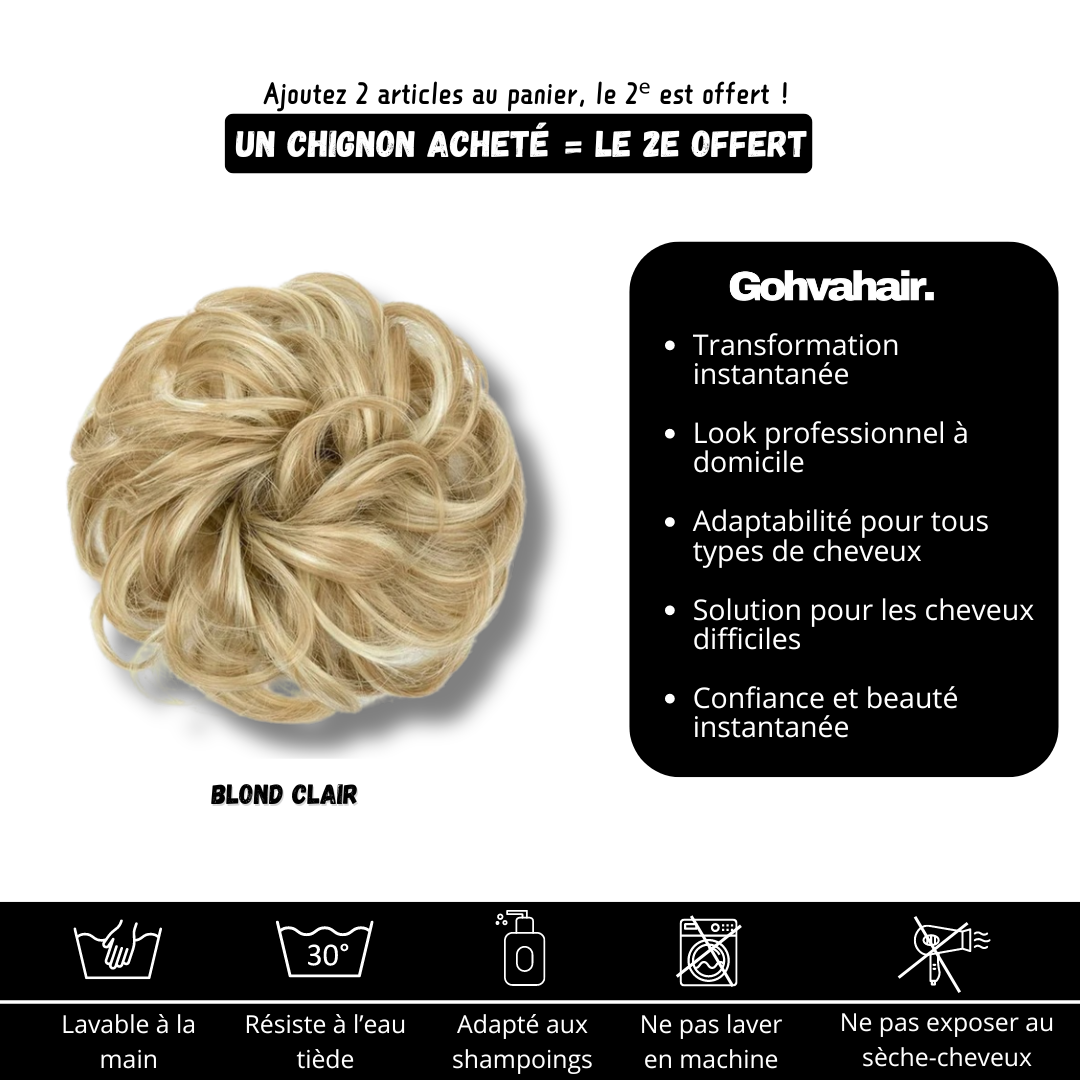 GOHVA™ Chignon Effet Décoiffé