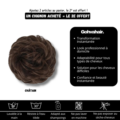 GOHVA™ Chignon Effet Décoiffé