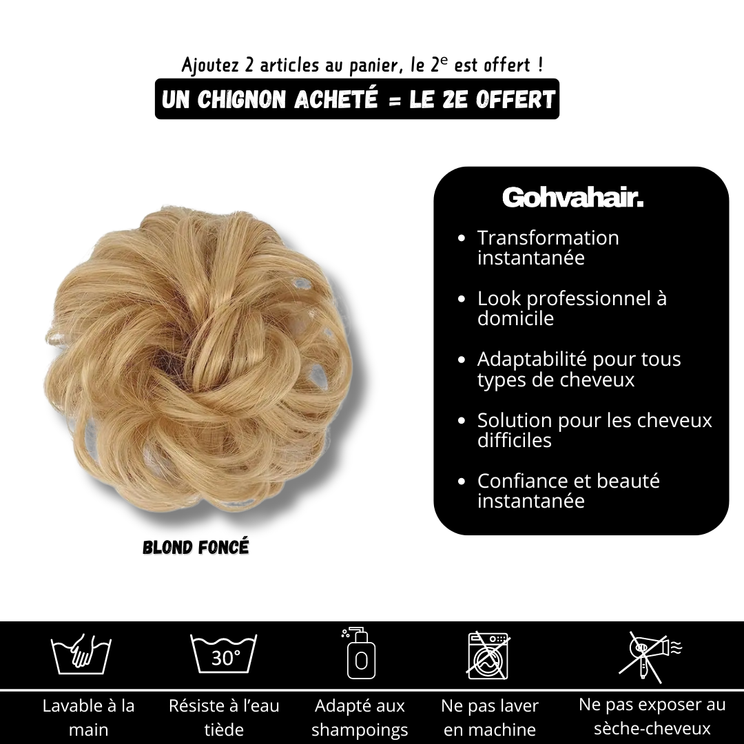 GOHVA™ Chignon Effet Décoiffé